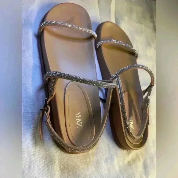 🔥🔥zara rhinestone sandals - Picture 15 of 16